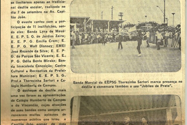 Semana da Pátria em Mauá 1982