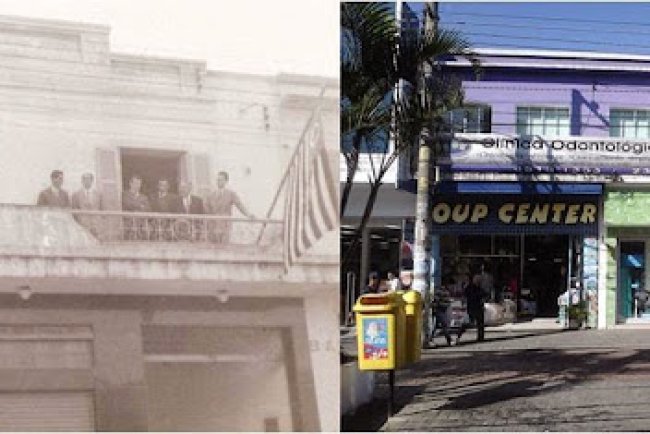 Antes e depois da Prefeitura Municipal de Mauá no centro
