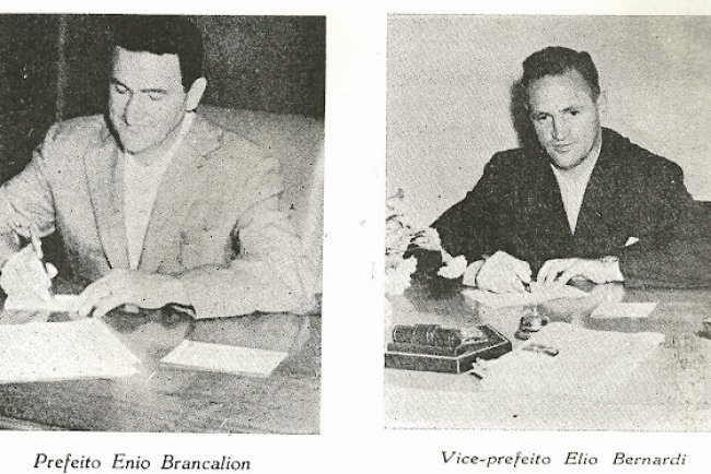 Os primeiros Prefeito e Vice Prefeito de Mauá