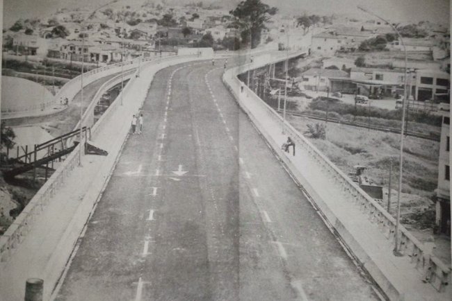 Viaduto da Saudade ano 1981