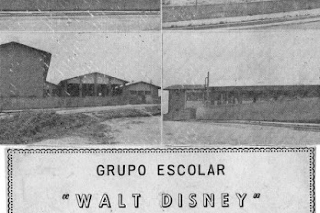 Grupo Escolar Walt Disney anos 1970