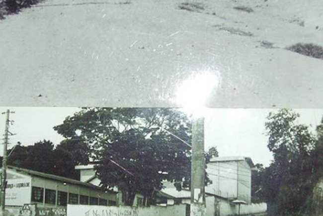 Antes e depois da E.E Carlos Drummond de Andrade