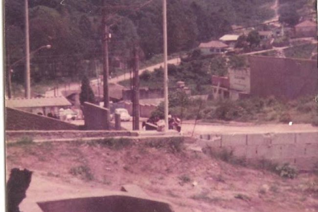 Rua Otacílio Gomes Pereira, ao fundo Jardim Miranda anos 80