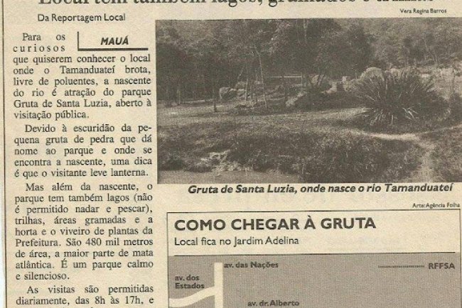 Reportagem do Diário do Grande ABC em 06-09-1991