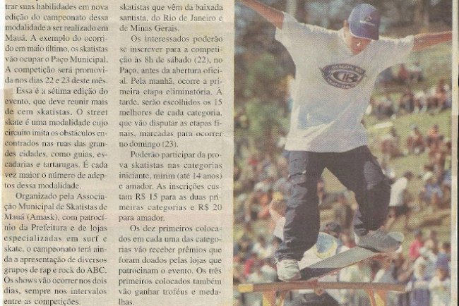 Campeonato de Skate em Mauá 2003