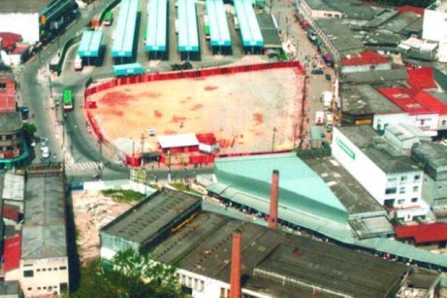 Construção da nova praça 22 de novembro