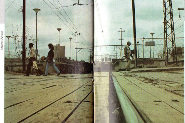 Passagem das porteiras no centro de Mauá ano de 1989