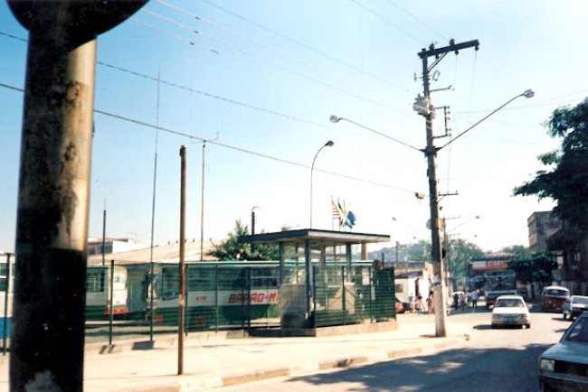 Terminal central da cidade de Mauá anos 90
