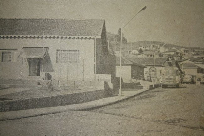 Garagem da Viação Barão de Mauá década de 1970
