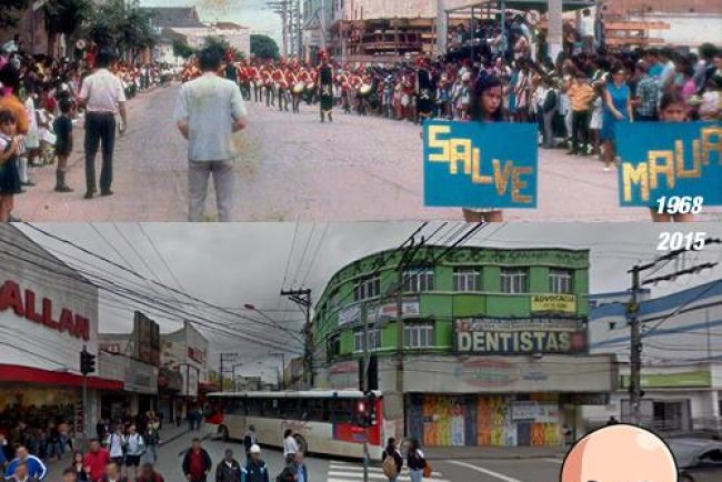 10 antes e depois do centro de Mauá