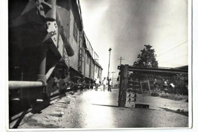 Trens em Mauá no ano de 1972