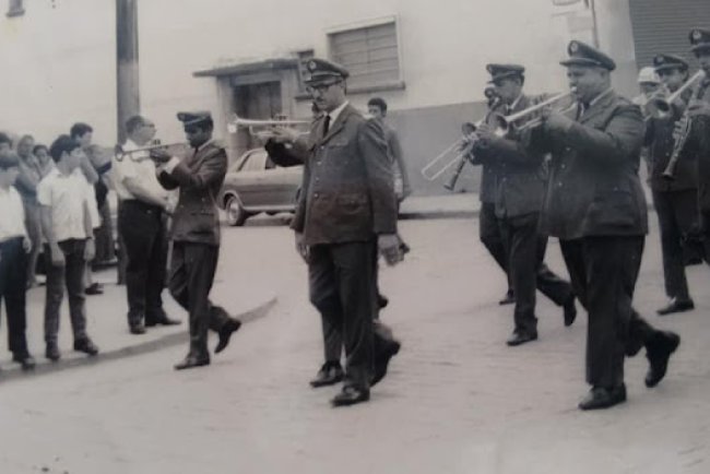 Memória de Mauá fotos da banda Lyra de 1967