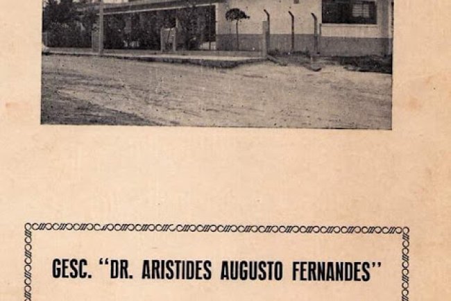 Grupo Escola Dr. Aristides Augusto Fernandes década de 1970