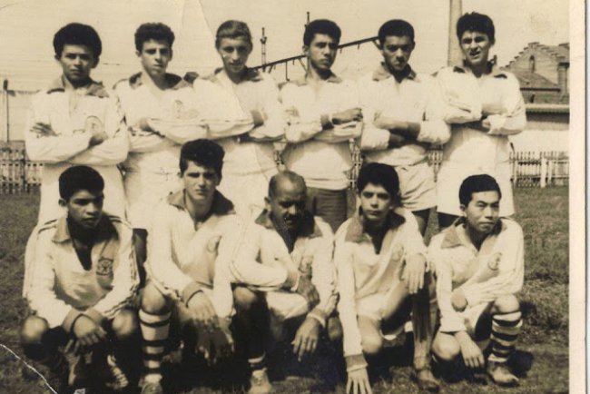 Alcides Bozzato e o time na Vidrobrás enviada por Telma Bozzato