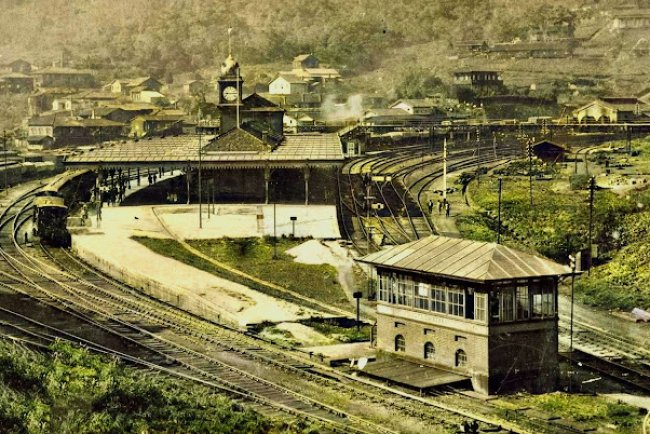 Foto antiga de Paranapiacaba