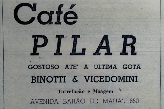 Café Pilar -  Folha de Mauá - 28 de maio de 1955