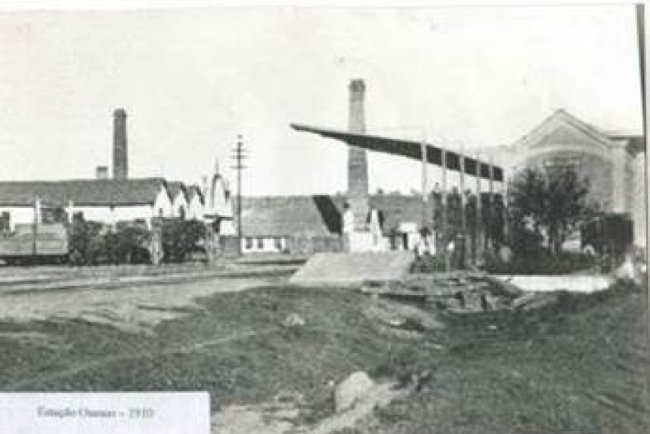 Estação de Osasco em 1910