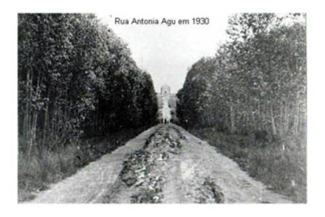 Rua Antonio Agu no ano de 1930, Osasco