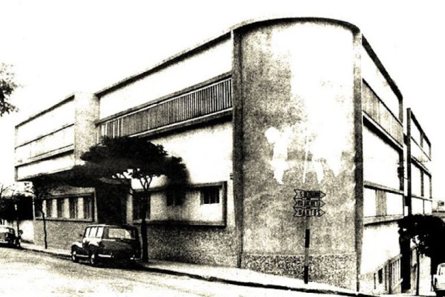 Hospital e Maternidade Dr. Christóvão da Gama em Santo André meados de 1950