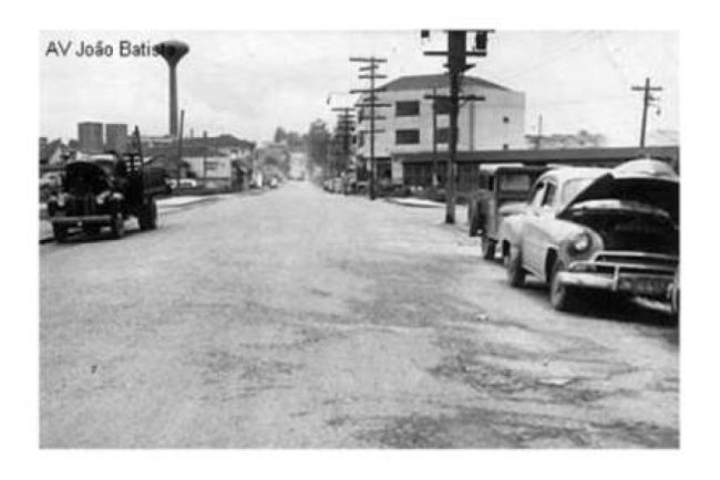 Av. João Batista em Osasco nos anos 50
