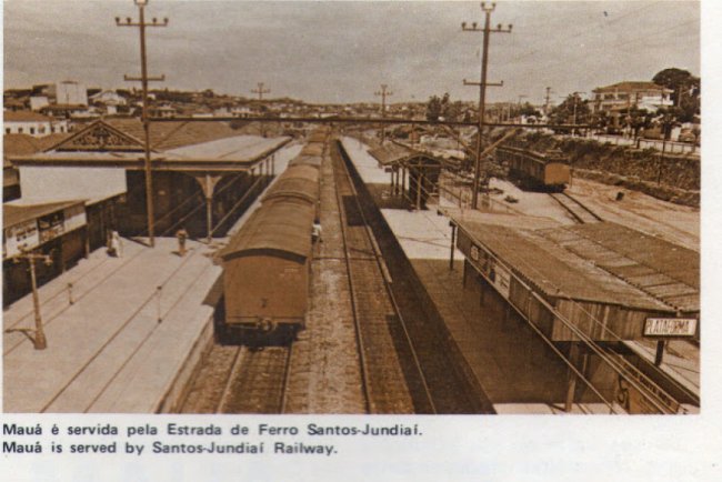 Estação de Trem de Mauá em 1974