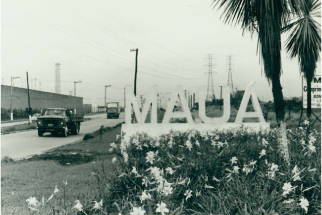 Fotos antigas: Avenida João Ramalho : Mauá, SP