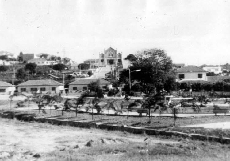 Praça 22 de novembro na década de 1950