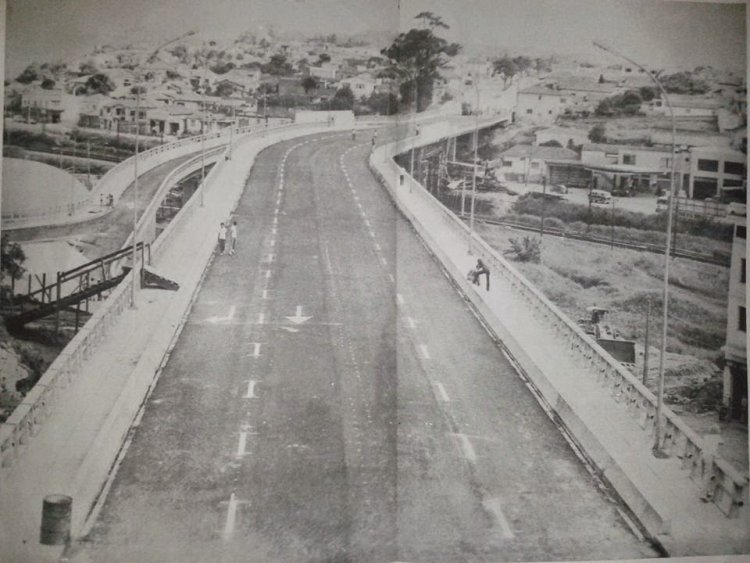 Viaduto da Saudade ano 1981