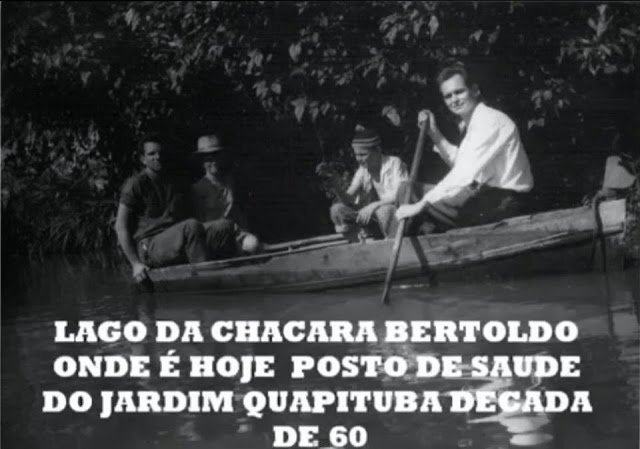 Guapituba anos 60, Lago da Chácara Bertoldo