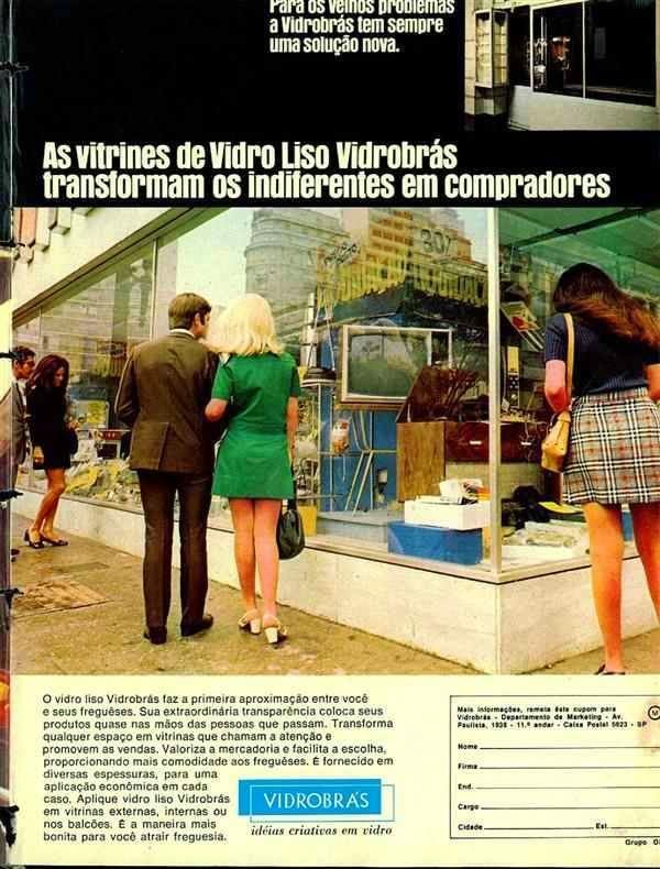 Publicidade de 1970 da Vidrobrás
