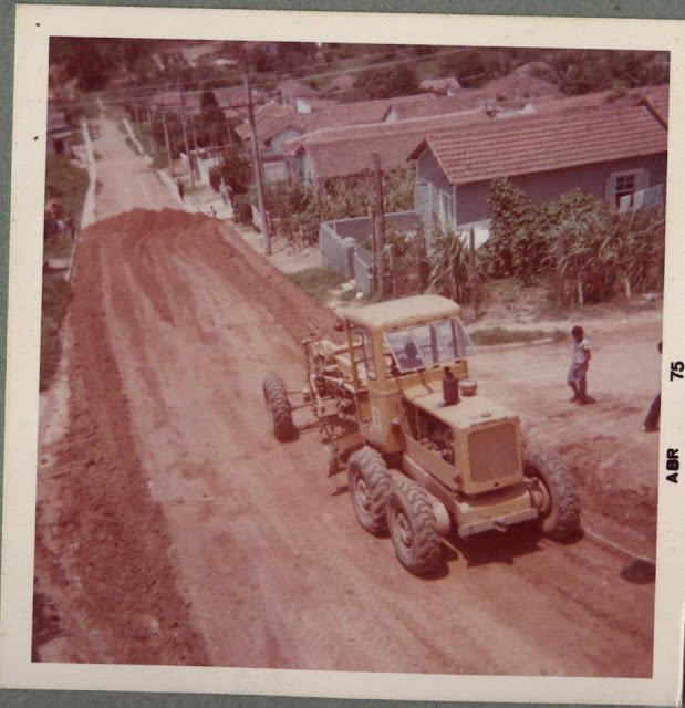 Rua Américo Brasiliense na Vila Bocaina ano 1975