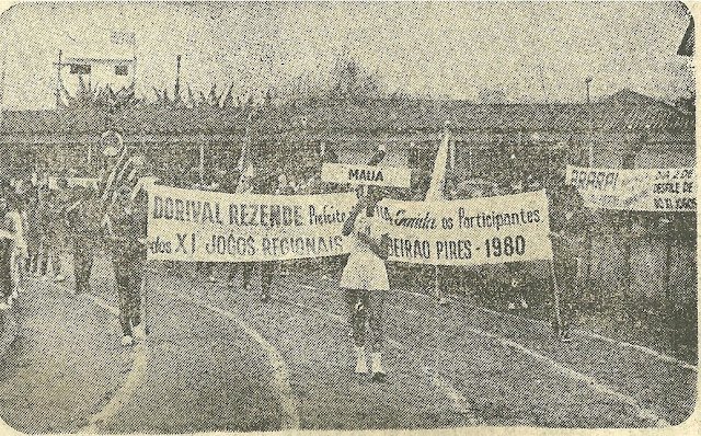 XI Jogos regionais Ribeirão Pires 1980 Fotos