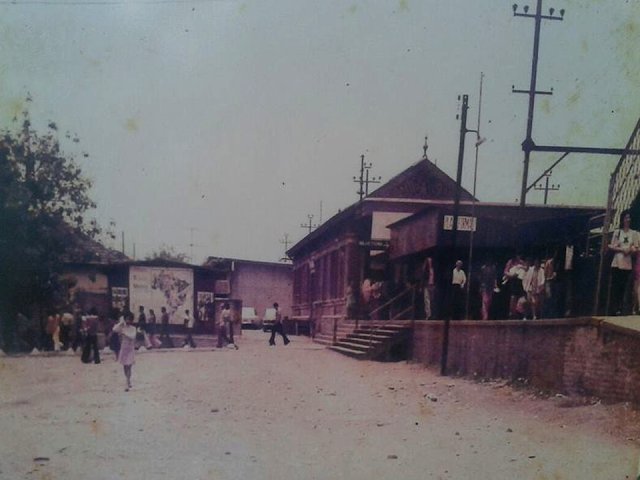 Estação de trem de Mauá década de 1970