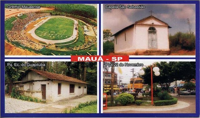 Cartão Postal de Mauá anos 2000