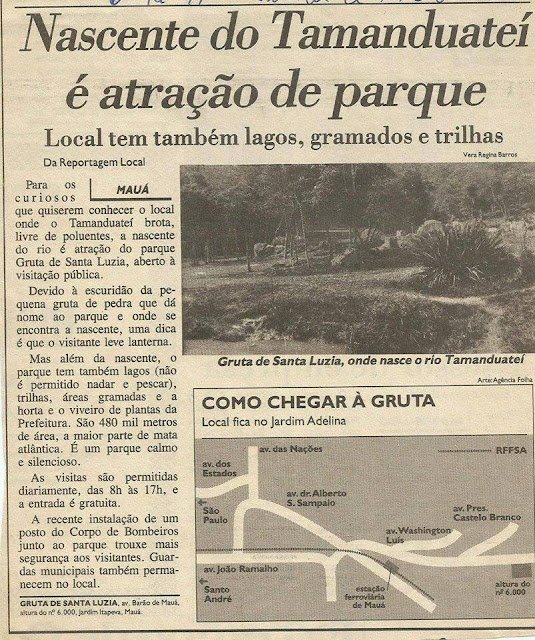 Reportagem do Diário do Grande ABC em 06-09-1991