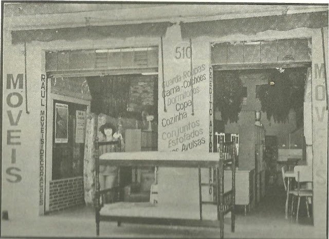 Raul Móveis e Decorações em 1981 - Avenida Rio Branco, 510 - Mauá