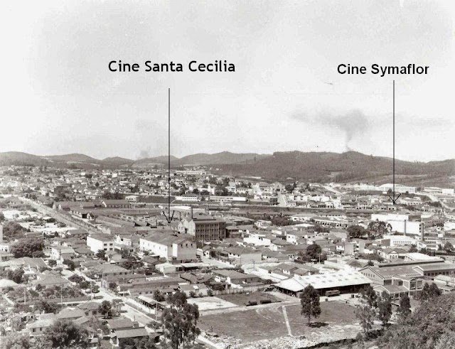 Symaflor e Cine Santa Cecília onde eram?