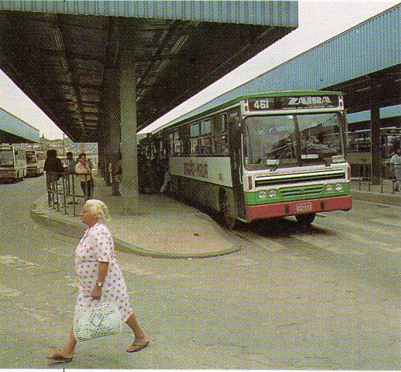 Terminal Central de Mauá no ano de 1989
