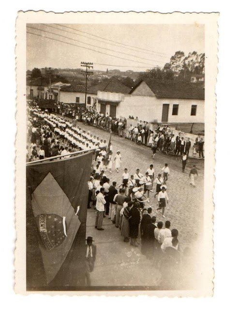 Centro de Mauá: Desfile 7 de setembro de 1953