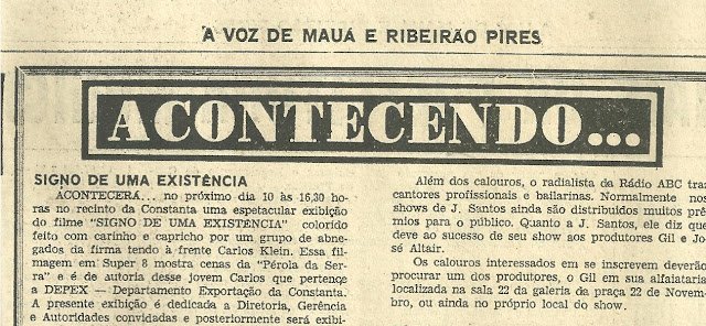 Coluna Social: Voz de Mauá 27 de agosto de 1981