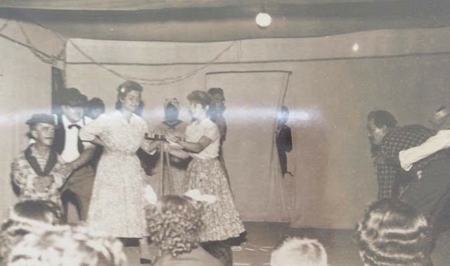 Orlene em cena no teatro do independente no ano de 1958