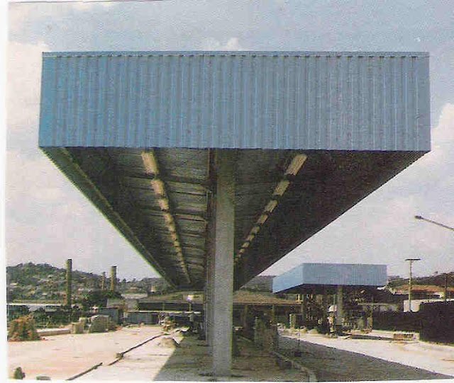 Construção do terminal central de Mauá