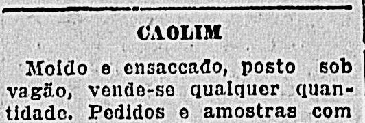 Caolim: Estação Mauá