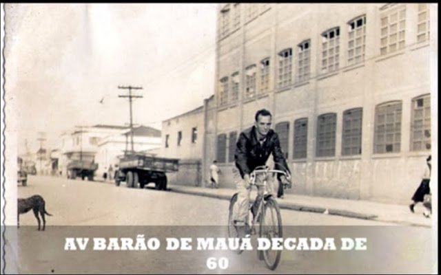 Avenida Barão de Mauá na década de 1960