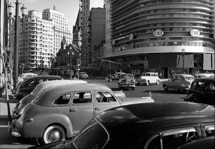 Antes e depois: Avenida Cásper Líbero x Ipiranga 1956