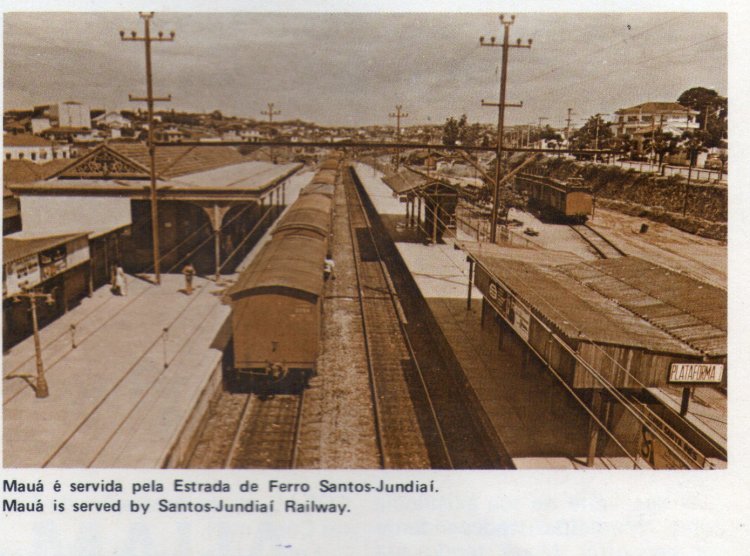 A Estação de Trem de Mauá nos Anos 70: Um Retrato do Cotidiano e do Progresso