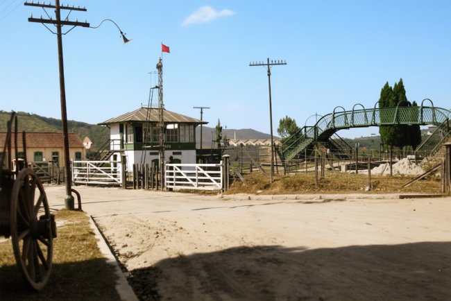 Estação Ferrovária de Mauá na década de 1940