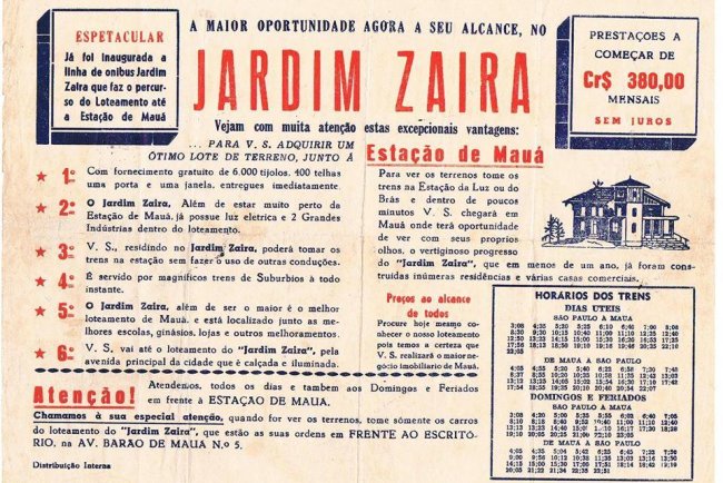 Como Famílias Ganharam Muito Dinheiro em Mauá na Década de 1950 com a Venda de Loteamentos
