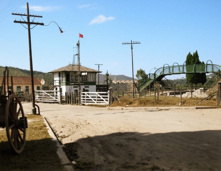 Estação Ferrovária de Mauá na década de 1940