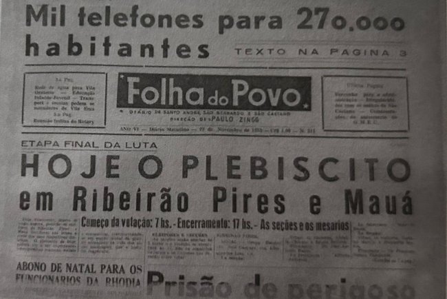 O dia da decisão: o plebiscito que mudou o destino de Mauá
